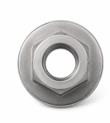 Metric Stainless Steel Nylon-Insert Flange Locknuts