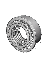 Metric Stainless Steel Press-FitNuts for Soft Metal and Plastic