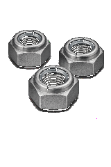 Steel Thin Flex-Top Locknuts for Heavy Vibration