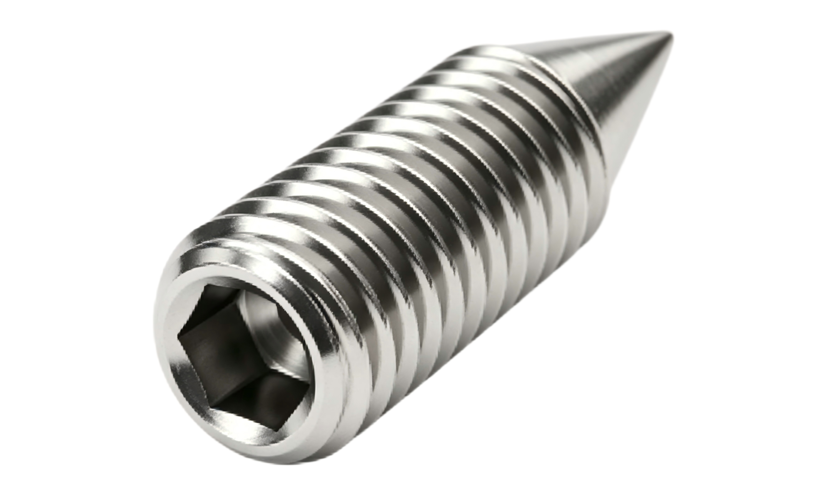 Tornillos cónicos métricos de acero aleado