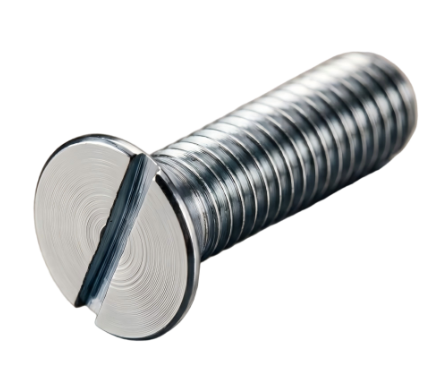 Metric Steel Slotted Flat Head Screws