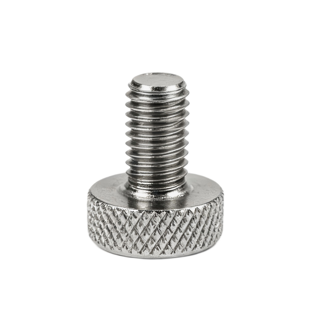 Steel High-ProfileKnurled-Head Thumb Screws