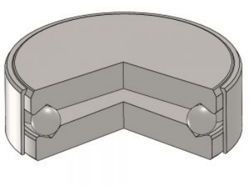 Enclosed Style SC-100 Thrust Ball Bearing