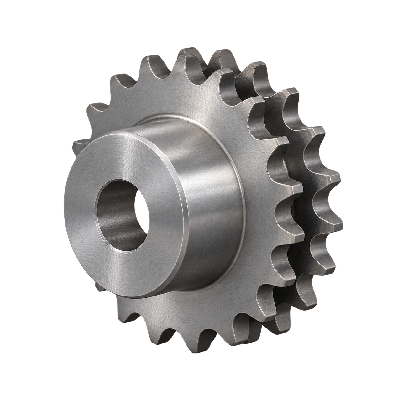 ISO - 08B-2, METRIC 40-2 - 0.500" (12.70 MM) PITCH, DUPLEX.