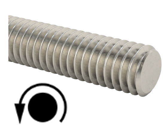 Left-Hand Threaded 18-8Stainless Steel Threaded Rods | LILY Bearing