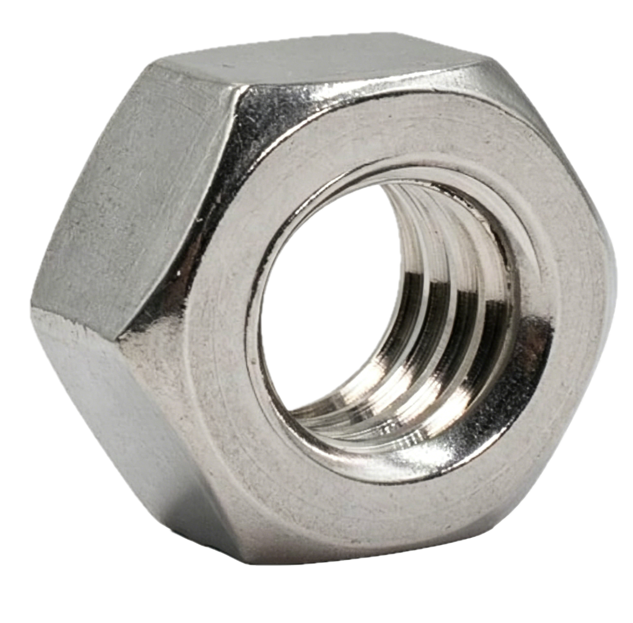 Tuercas hexagonales de aluminio