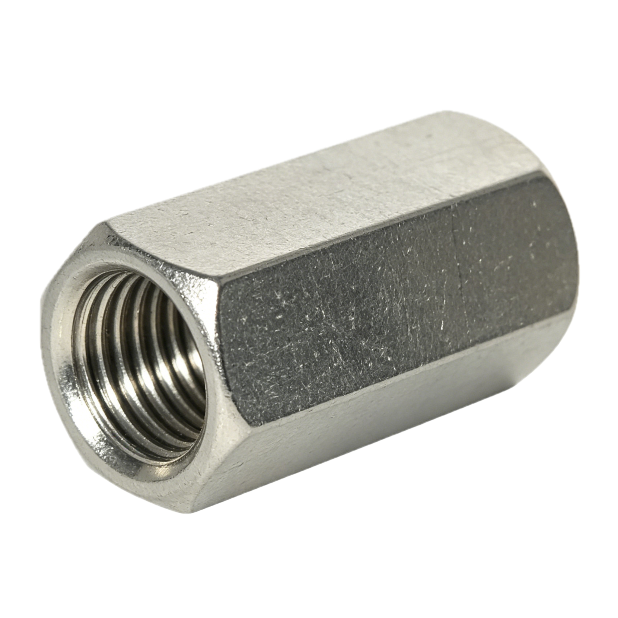 Metric Low-Strength Steel Coupling Nuts