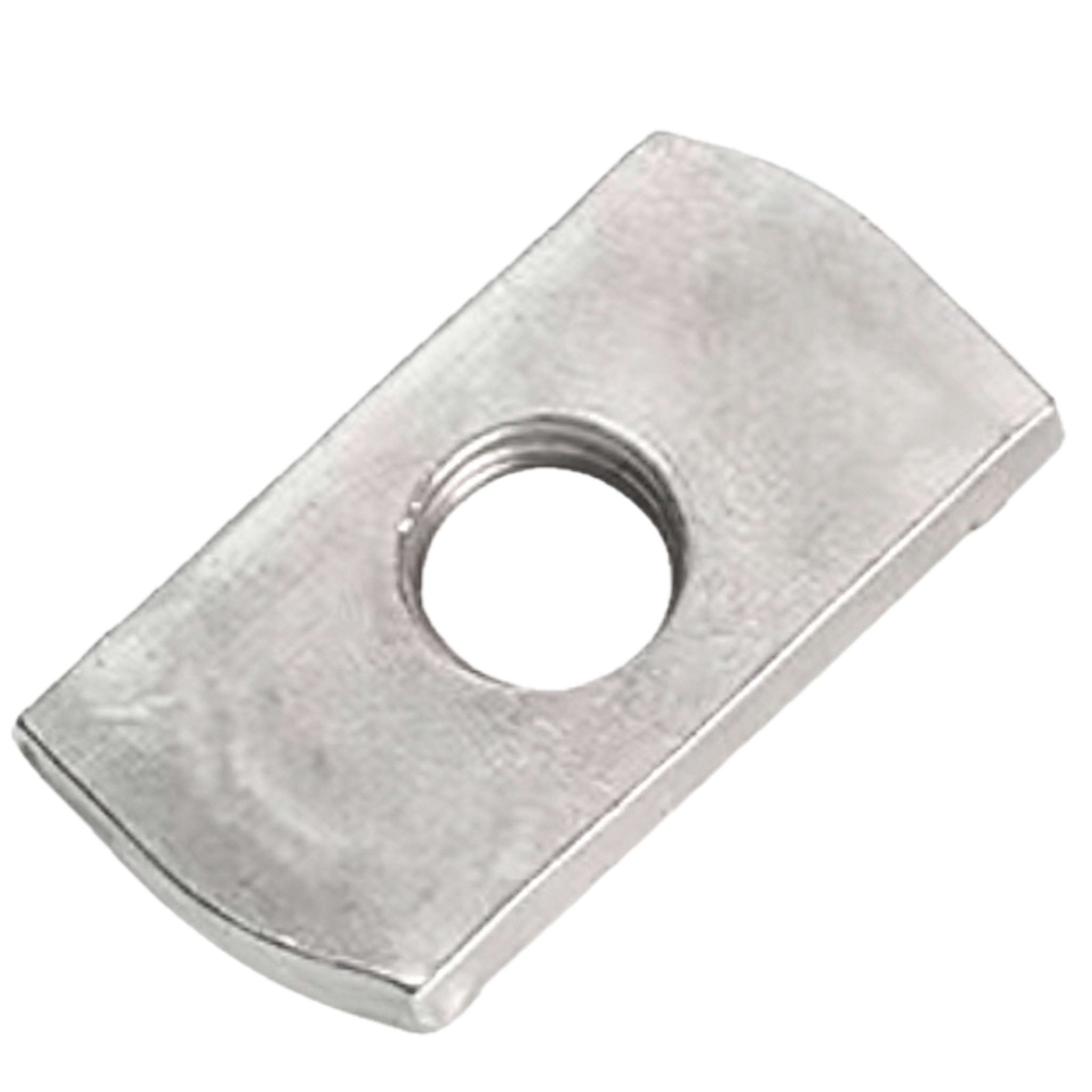 Flache Schweißmuttern mit schmaler Basis