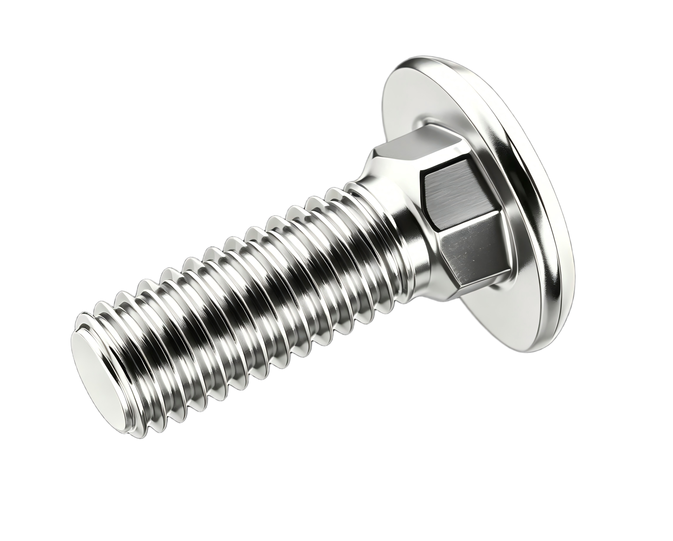 Bulones de bronce de cuello cuadrado
