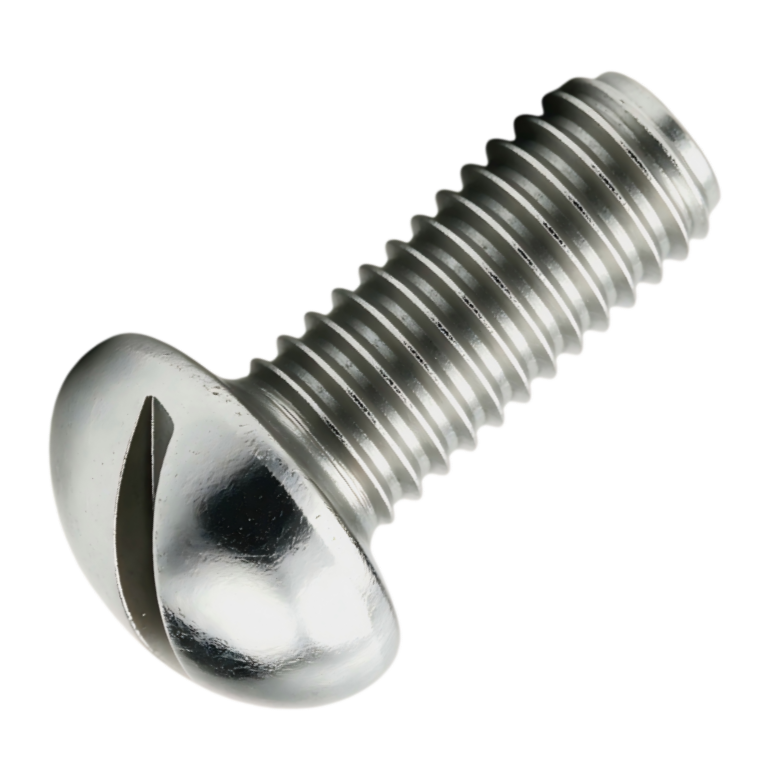 Tornillos ranurados decorativos de cabeza redonda de latón