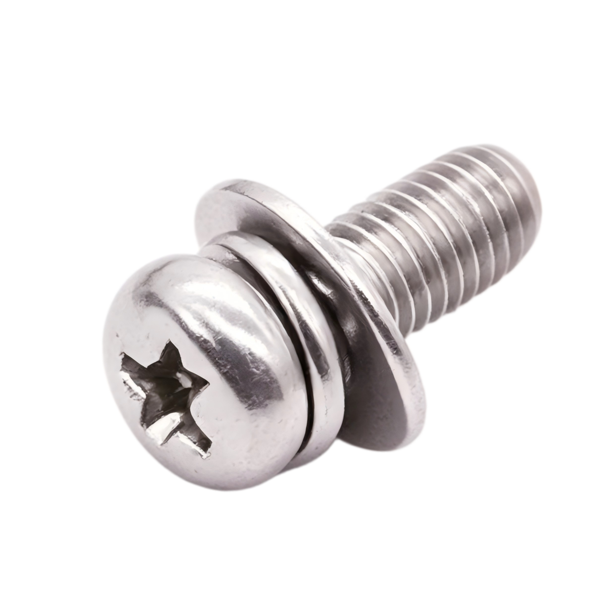Metric Stainless Steel Pan Head Screws with Internal-Tooth Lock Washer